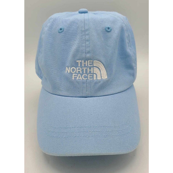 The North Face Blue Adjustable Ball Cap Logo Cotton Hat Since 1968 - Picture 1 of 8